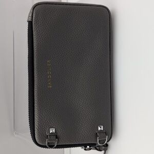 Bandolier Greige And Silver Expanded Pouch Wallet